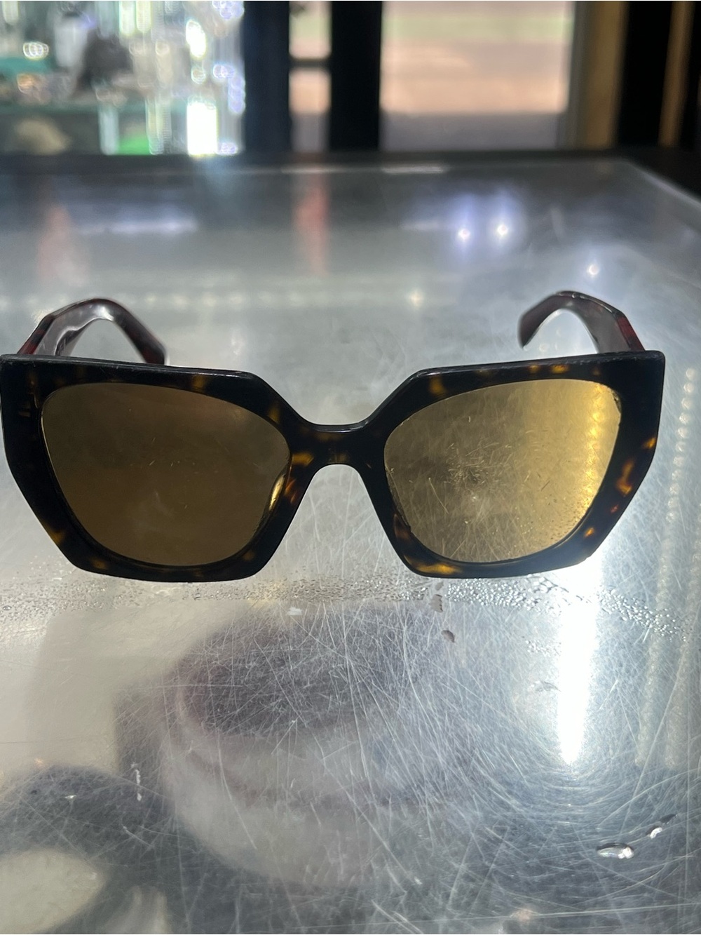 Prada PR 16 Tortoiseshell Glasses (Heavy Scratches See Photos)